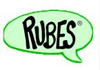 Green bubble with text: "Rubes"