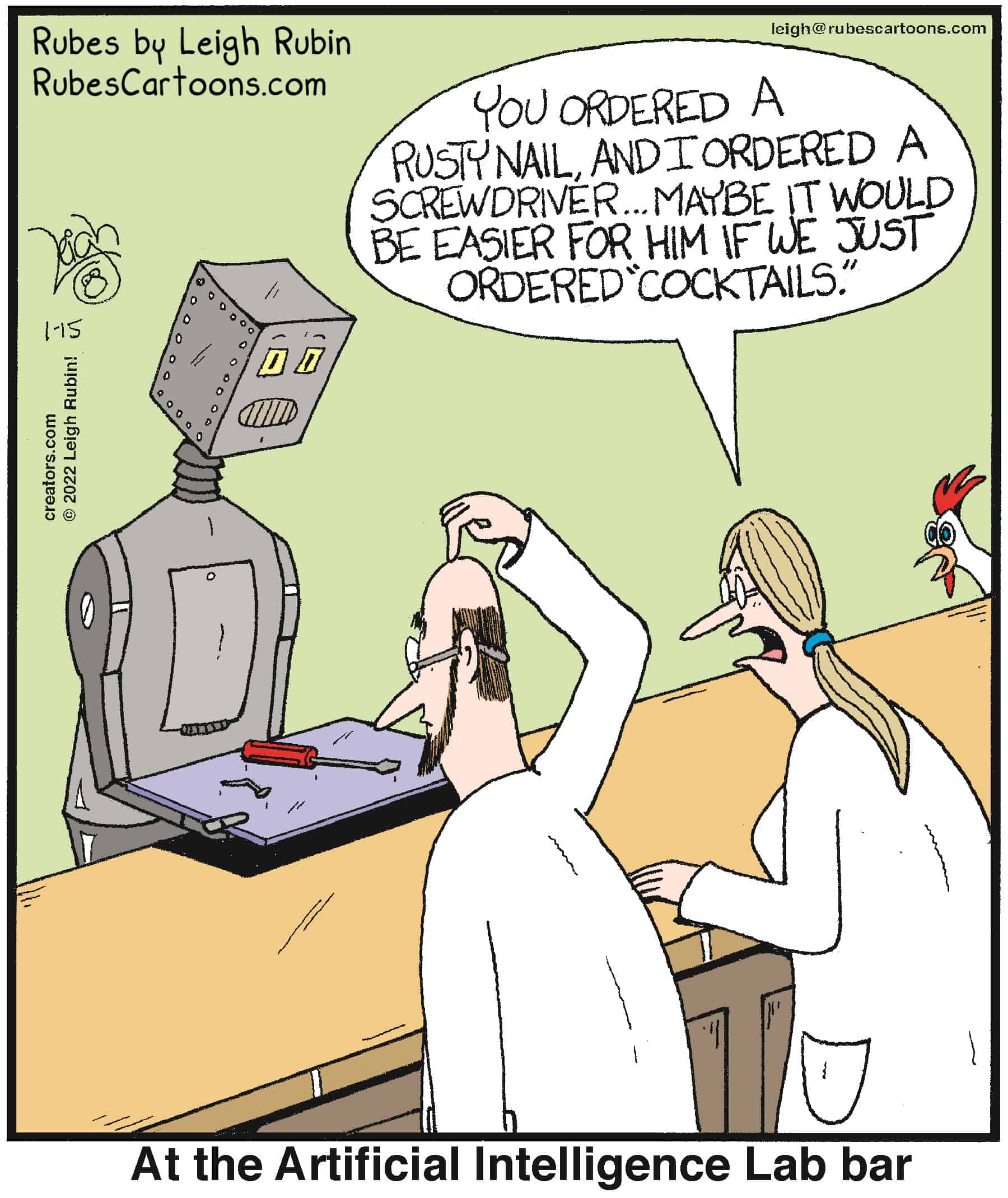 Rubes Cartoon: “Cocktails” - User Experience