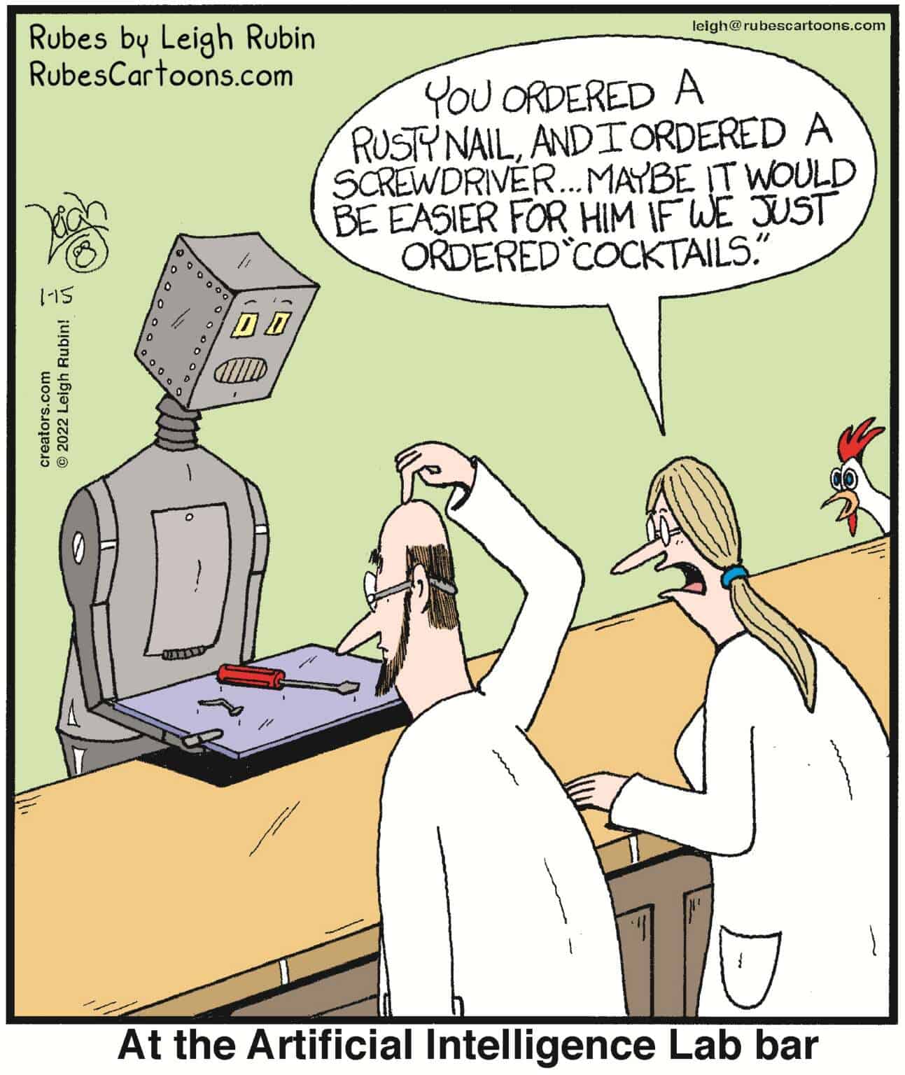 Cartoon by Leigh Rubin